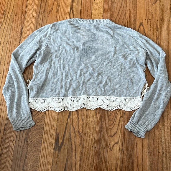 Miu Miu Lace Side Tie Sweater S/4 - Picture 2 of 8